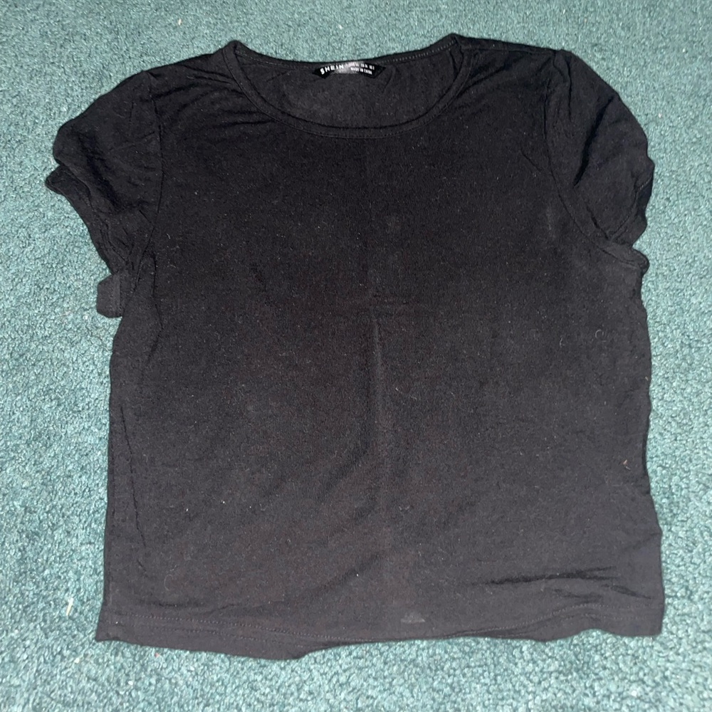 Shein Black Tee Shirt